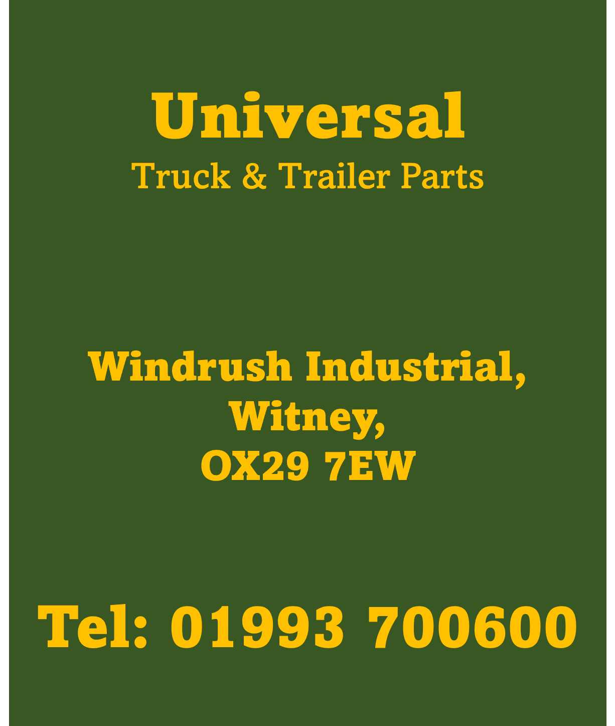 Peter Bassett Ltd Truck & Trailer Parts, Agri Spares, Tools